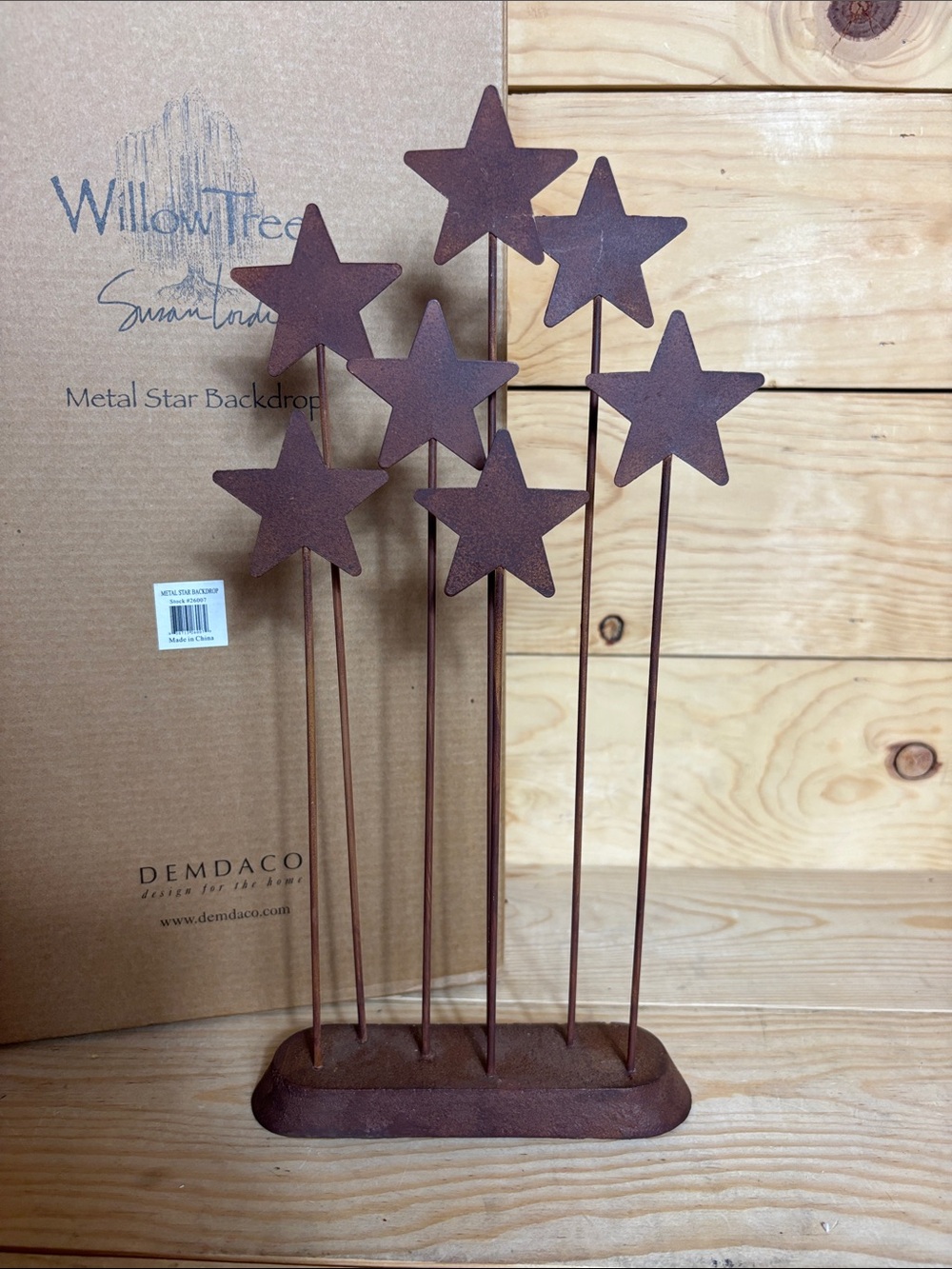 Nwt Willow Tree metal star backdrop‎ - Picture 2 of 7
